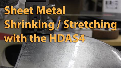 how to strengthen sheet metal|shrinking and stretching sheet metal.